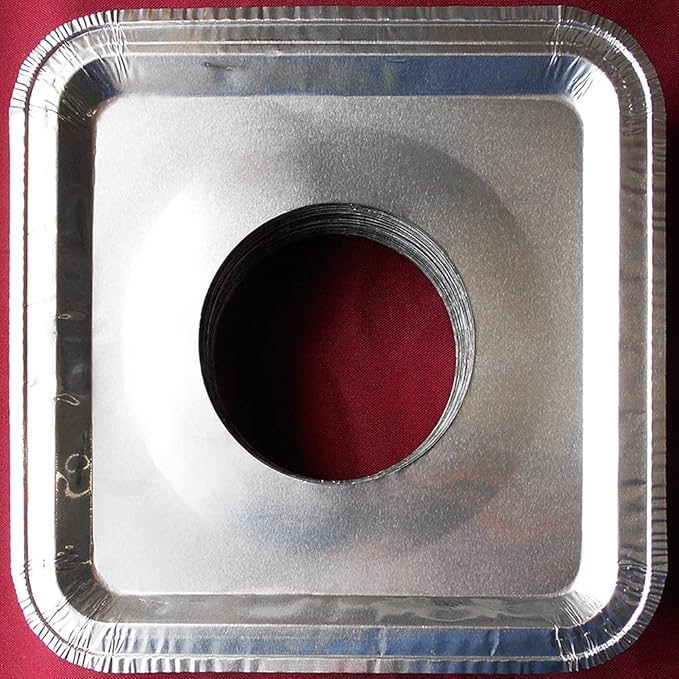 Aluminum Foil Square Gas Burner Disposable Heavy Thick Quality Bib Liners - Image 4