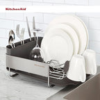KitchenAid Compact, Space Saving Rust Resistant Dish Rack - Image 6