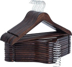 StorageWorks Wooden Hangers 20 Pack, Wood Coat Hangers by StorageWorks