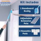 Baseboard Buddy | Lightweight Home Cleaning Essential, Moldings & Walls - Image 2
