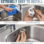 2 Pack Stainless Steel Smiley Face Dish Sponge Holder, Kitchen Accessories - Image 3