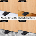 8 Pack Door Stoppers for Bottom of Door, 4.8x2.2x1.3in Door Stops, Rubber Door - Image 4