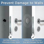 XoYoZo Door Stoppers Wall Protector Buffer Guard Doorknob Door Handle Bumper - Image 4