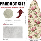 Nuxovilar Ironing Board Cover Needle Cotton 15x54 Inches | Ironing Board Cover - Image 3