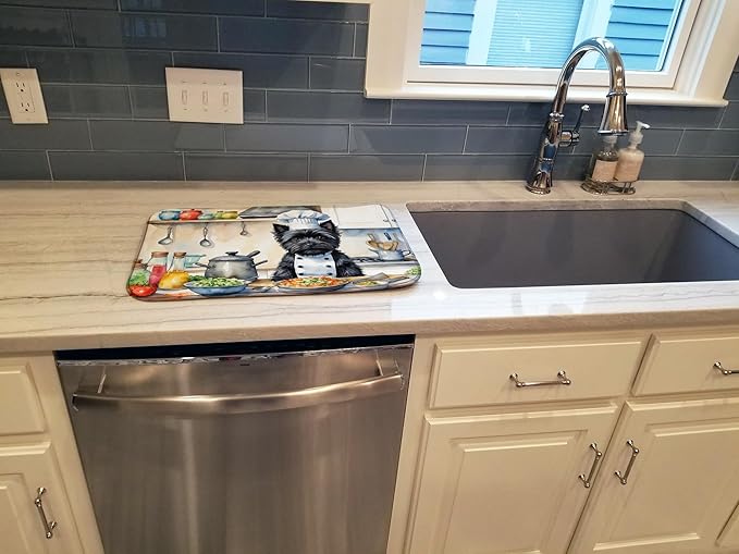 Caroline's Treasures DAC6225DDM Cairn Terrier The Chef Dish Drying Mat - Image 3