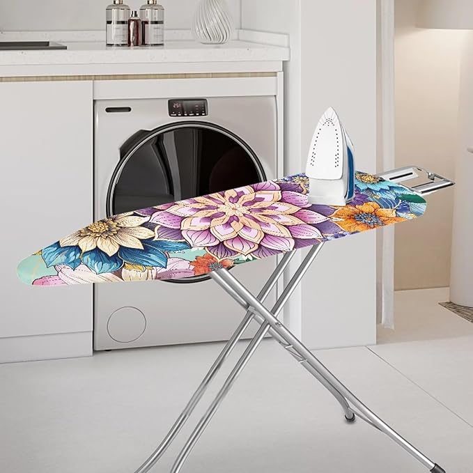 Bohemian Flowers Tabletop Ironing Board Cover and Pad Standard Ironing Board - Image 2