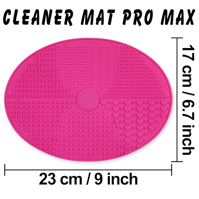 Makeup Brush Cleaner Mat Silicone Brush Cleaning Mat Big Size Make Up Brush - Image 2