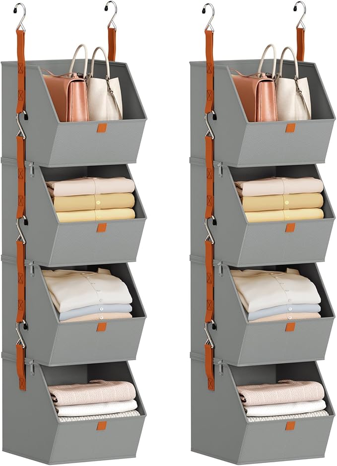 Hanging Closet Organizer 4 Tier by Homsorout