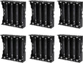6pcs 18650 Battery Case Holder 4 Slots X 3.7V 18650 Battery Storage Box by Coliao