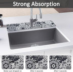 24" X 5.5" Kitchen Sink Splash Guard Faucet Mat Mandala Super Absorbent Fast - Image 3