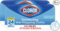 Clorox Disinfecting Wet Mop Pad, Disposable Mop Heads, Rain Clean, 2 Packs by Clorox
