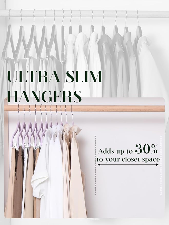 Cozymood Velvet Skirt Hangers 24 Pack - Image 7