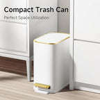 TIPGO Small Bathroom Trash Can - Image 3