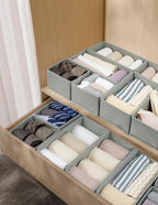 Drawer Organizer Clothes, Foldable Fabric Dresser Organizer Closet Organizers - Image 5