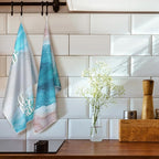 Bencailor 4 Pcs Summer Beach Kitchen Towels Nautical Coastal Hand Dish Towels - Image 2