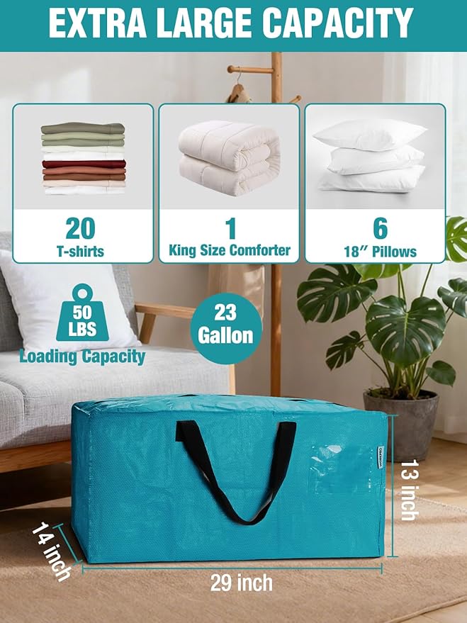 WORKPRO 2 Pack Extra Large Moving Bags - Image 3