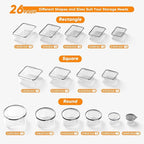 52 Pcs Food Storage Containers - Image 2