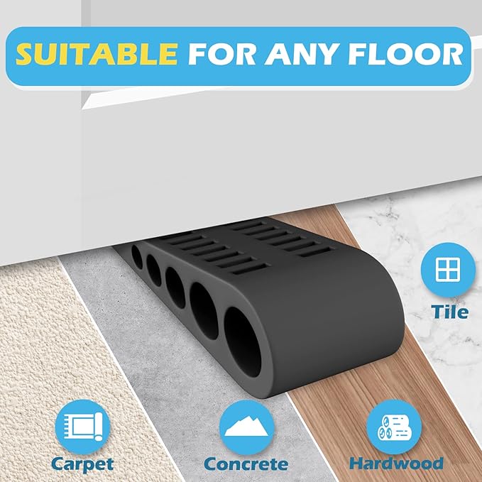 Rubber Door Stoppers for Bottom of Door - Image 3