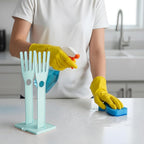 2 Pcs Kitchen Glove Holder, Kitchen Glove Stand Holder Plastic Glover Drying - Image 6