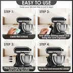 Large Capacity Cord Organizer for Appliances, 4 Pack Upgraded Adjustable - Image 6