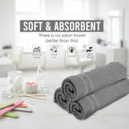 Hand Towels Grey Economy Salon Towels - Image 7