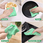 Homaxy 12 Pack Kitchen Dish Cloths, Super Soft and Absorbent Coral Velvet Dish - Image 4