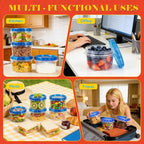 12 Pack 17oz Reusable Freezer Storage Containers - Image 8