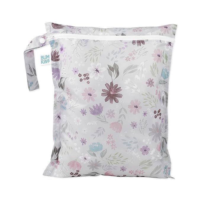 Bumkins Waterproof Wet Bag for Baby, Swim Suit, Cloth Diapers, Pump Parts by Bumkins