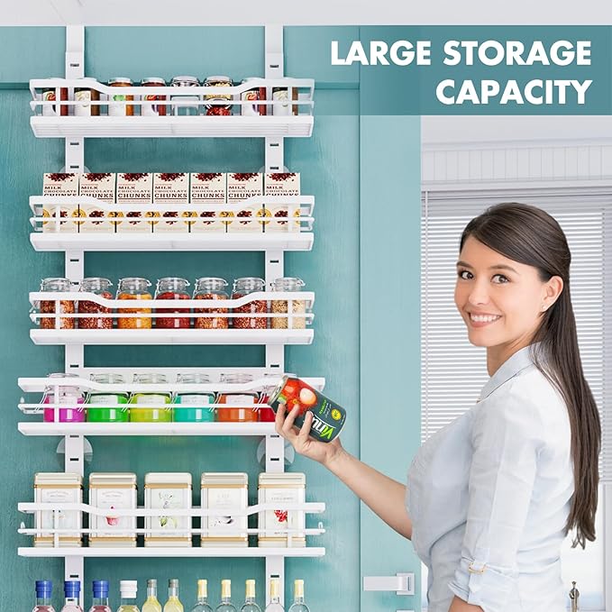Over The Door Pantry Organizer，9-Tier Over The Door Organizer - Image 7