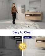 Small Floor Scrub Brush with Length Adjustable Long Handle, 3 in 1 Heavy-Duty - Image 7