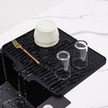 Silicone Dish Drying Mat for Kitchen Counter, Non-Slip Dish Drying Pad by YUEYUEJIA