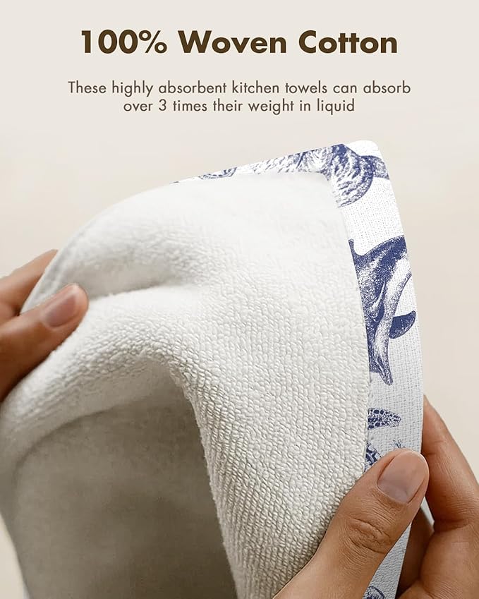 Cotton Kitchen Towels Set of 2 - Image 3
