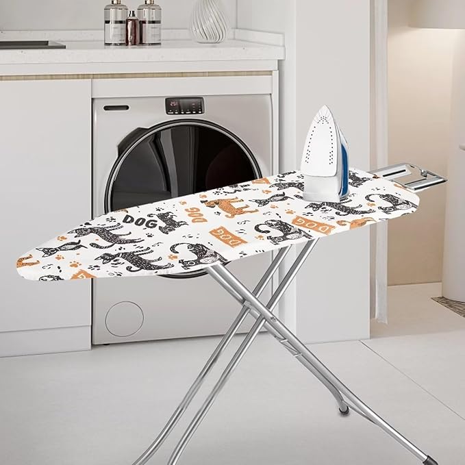 Sprowallow Cartoon Dog Ironing Board Cover and Pad Standard Size Silicone - Image 2