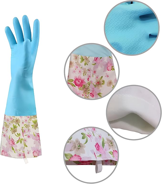 KINGFINGER Rubber Latex-Free Dishwashing Gloves - Image 5