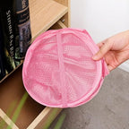 The upgraded pop-up laundry basket features a breathable side pocket mesh design - Image 6