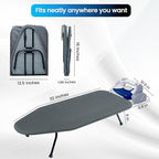 Metal Mesh Panel Tabletop Ironing Board | Foldable Iron Board | Heavy Duty - Image 8