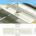 5° Slope Kitchen Sink Faucet Mat, Kitchen Sink Splash Guard, Silicone Material - Image 3