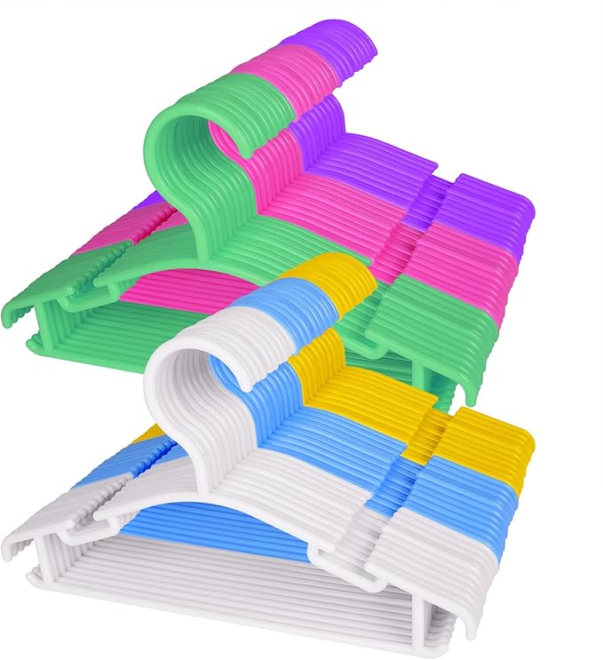 GoodtoU Baby Hangers, 100 Pack Kids Plastic Hangers by GoodtoU