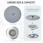 TRAPMATE Kitchen Sink Drain Strainer & Sink Stopper, Revolutionary Stainless - Image 5