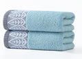 2 Pack Decorative Hand Towels, Leaf Design Cotton, Soft Absorbent Quick-Drying by Unknown