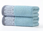 2 Pack Decorative Hand Towels, Leaf Design Cotton, Soft Absorbent Quick-Drying by Unknown