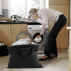Cotton Canvas Laundry Bag with Handles & Drawstring Straps, Heavy Duty Extra - Image 6