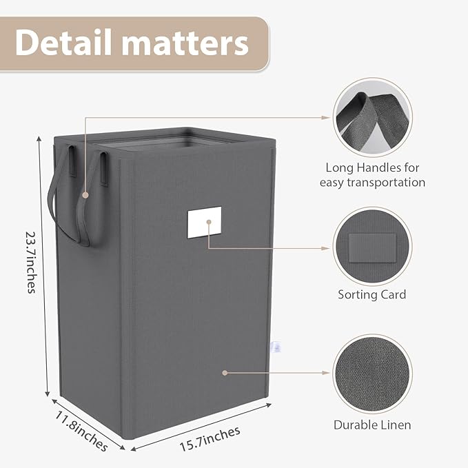 MCleanPin 210L Laundry Hamper Collapsible - Image 6