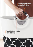 Large Laundry Basket Laundry Hamper Bag Washing Bin Clothes Bag Collapsible Tall - Image 4