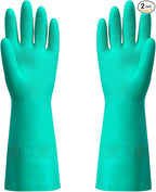 ThxToms Chemical Resistant Nitrile Gloves, Resist Household Acid, Solvent and by ThxToms