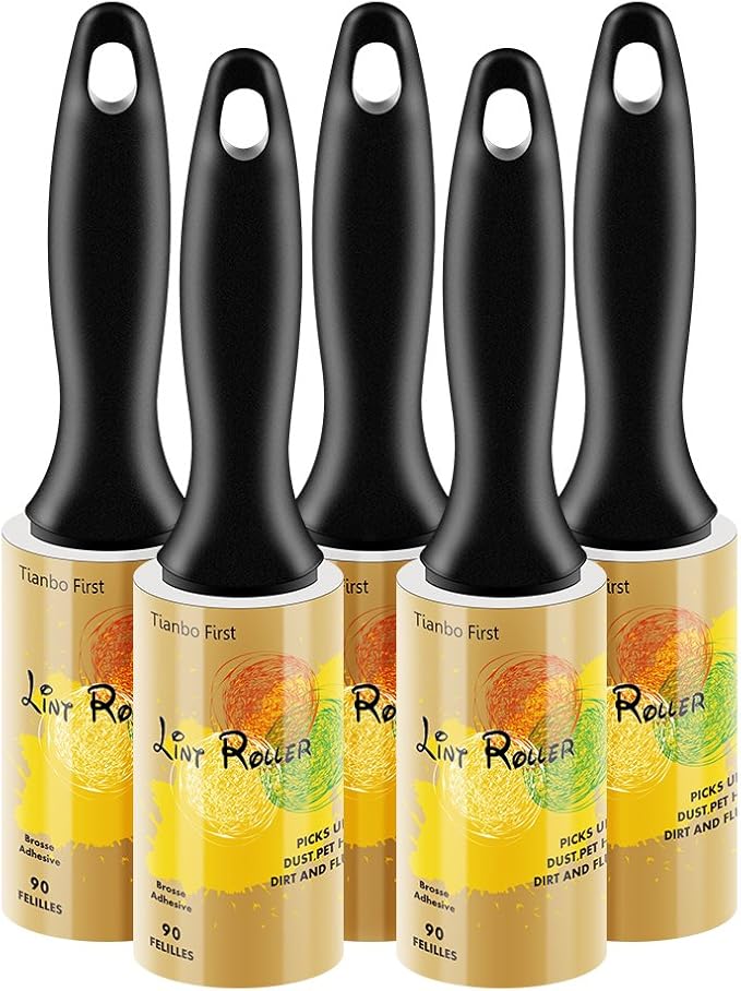 Extra Sticky Lint Rollers for Pet Hair Small Pet Hair Rollers Dog Cat Fuzz - Image 8