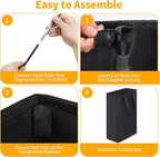 Slim Laundry Hamper, 48L Ultra Thin Collapsible Laundry Basket - Image 4