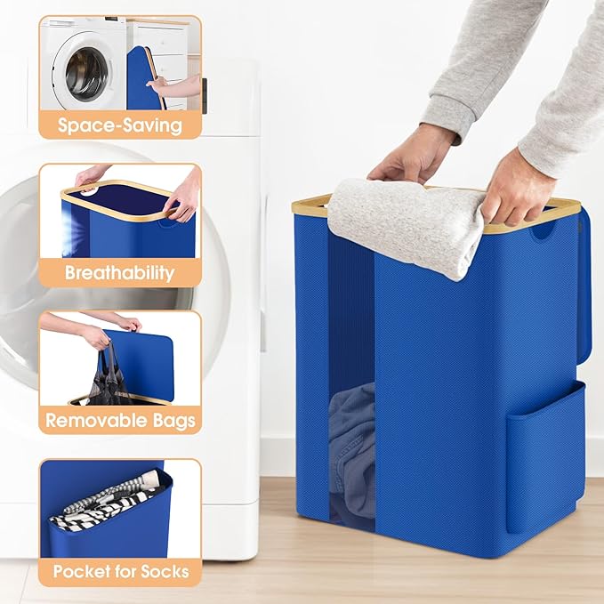 Laundry Basket Clothes Hamper - Image 4