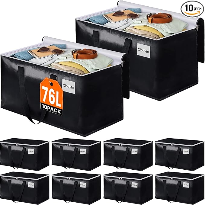 BlissTotes Moving Bags, Heavy Duty Moving Boxes by BlissTotes