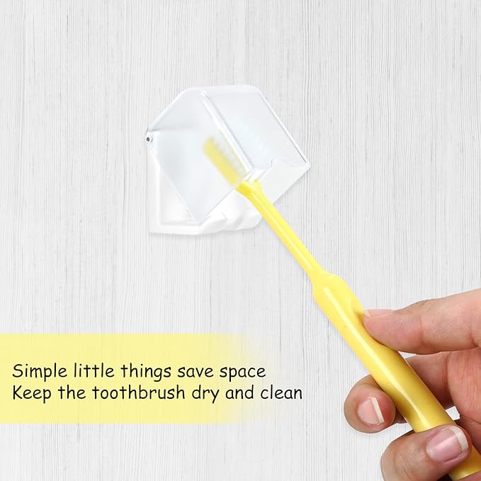 4 PCS Toothbrush Holder Wall Mounted - Image 6